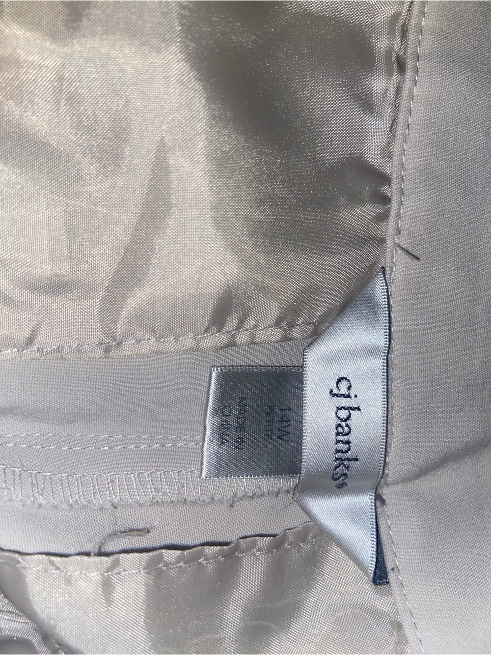 Cj Banks Women’s 14 Petite Cream Dress Pants - Picture 4 of 6